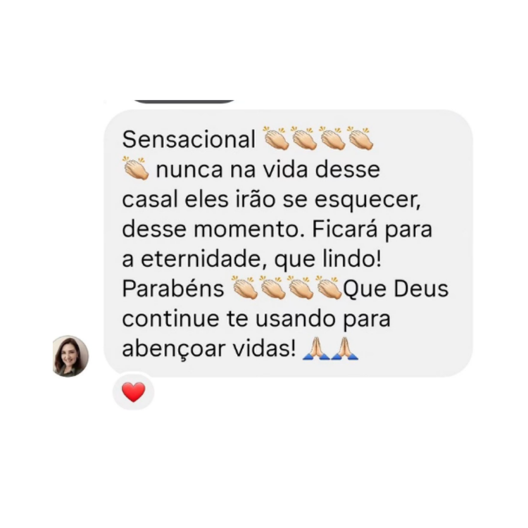 Depoimento de casal sobre a cerimônia com Danilo Coutinho