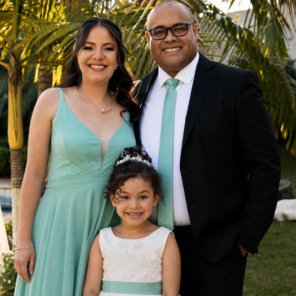 Danilo Coutinho com a família